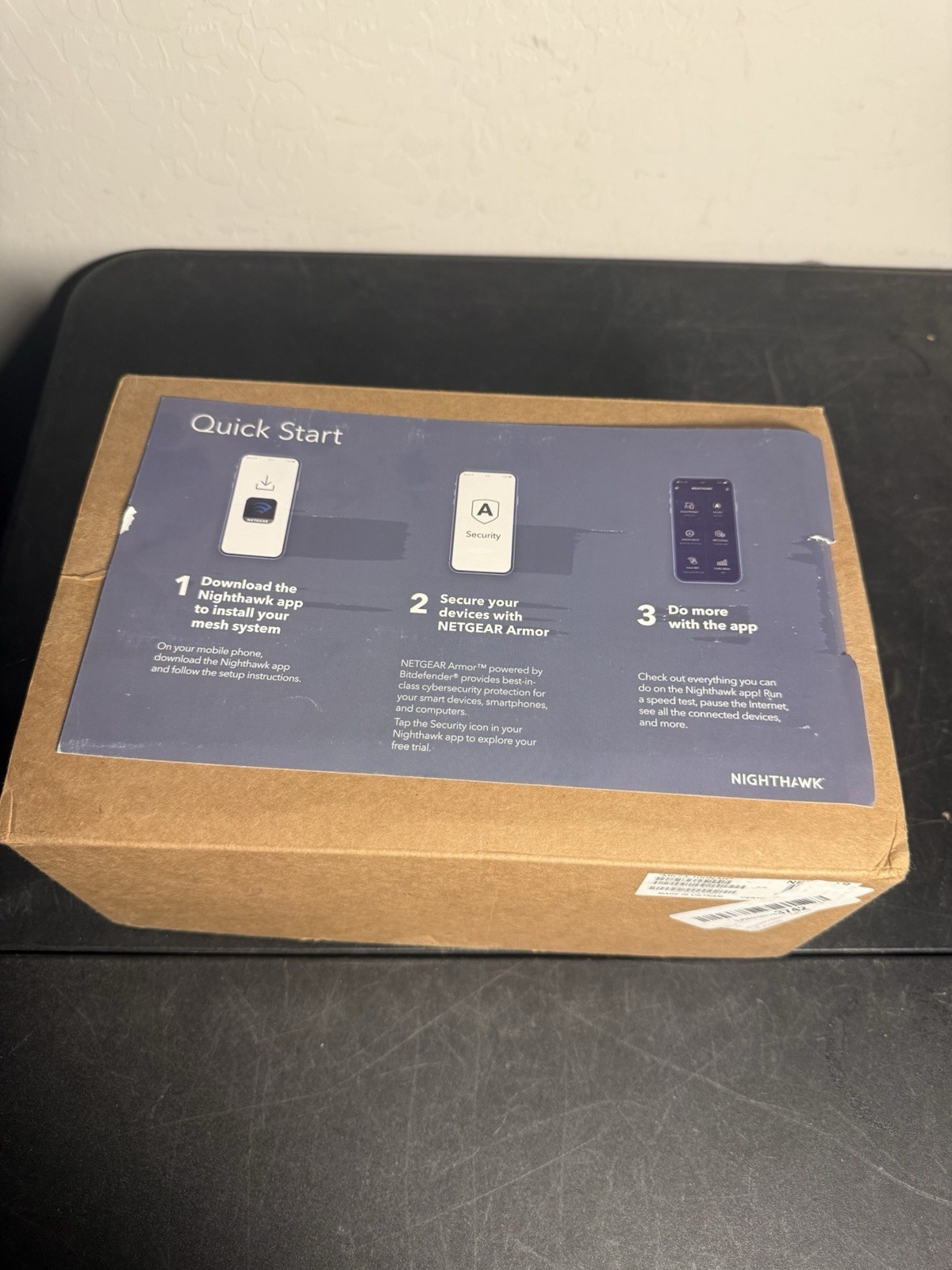 Netgear MK73-100NAR Nighthawk Dual-Band AX3000 3-Pack New Open Box