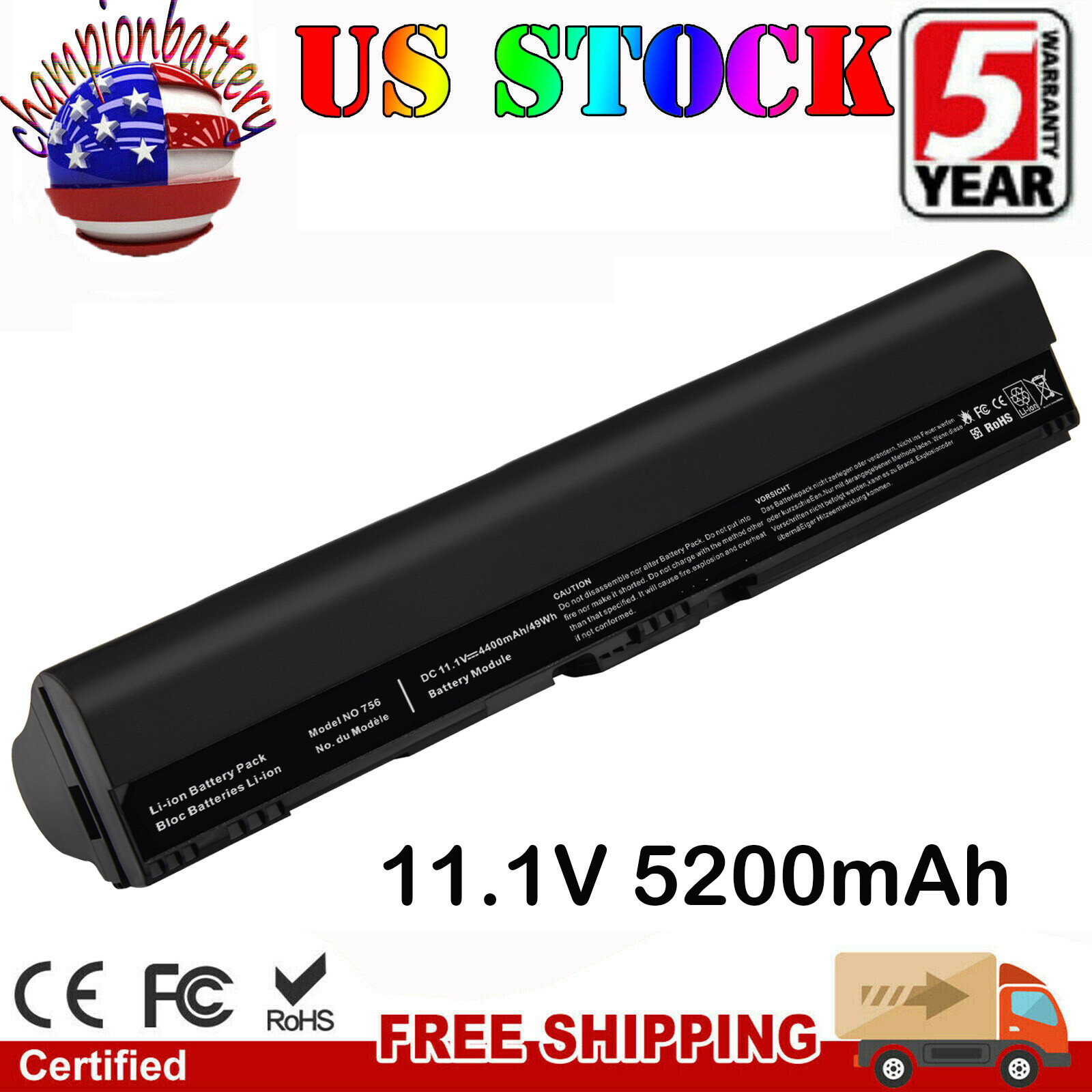 AL12B32 AL12A31 Laptop Battery For Acer Aspire V5-171 Chromebook C7 C710 Q1VZC
