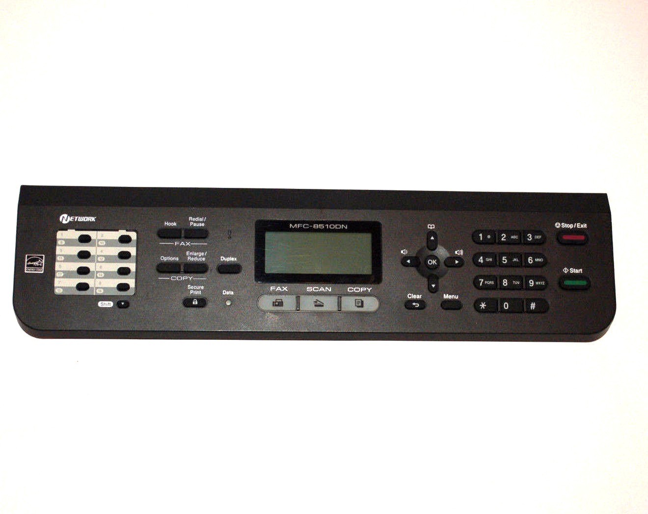 Brother MFC-8510DN Printer Control Panel with Display Screen MFC-8510
