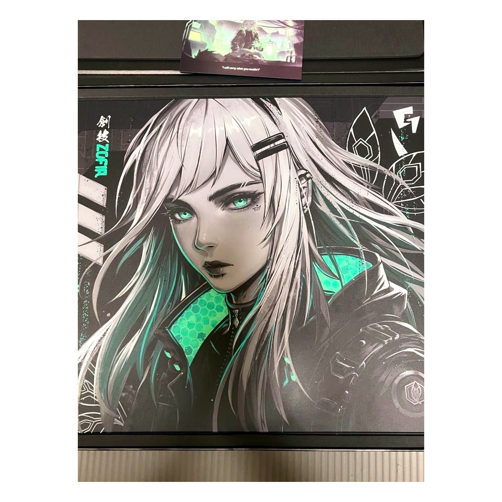 GLSSWRKS ZOFIA Glass Mouse Pad Premium Gaming Mousepad Mat Japan Import USED