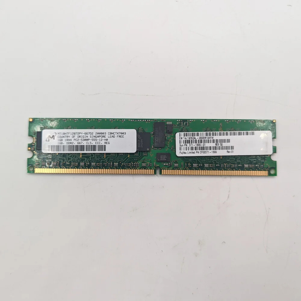 Sun Microsystems 371-1899 1GB DIMM FOR M4/M5 PN 371-1899