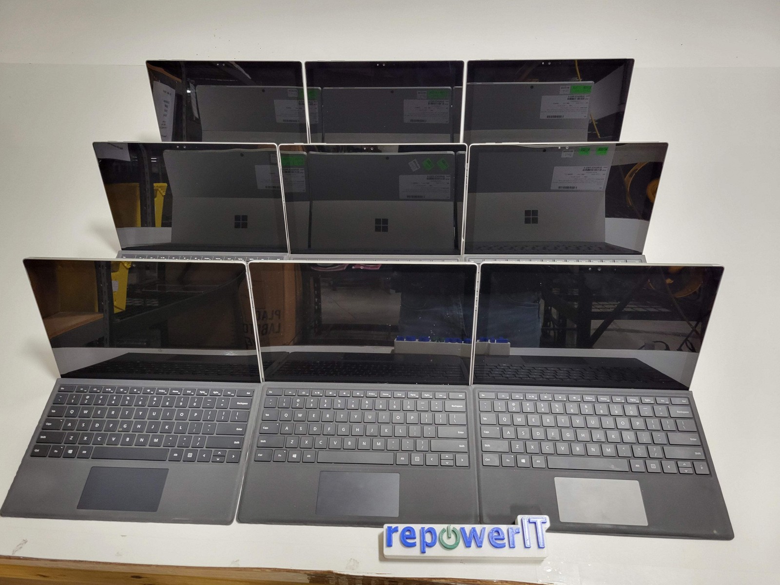 Lot of 9x Microsoft Surface Pro 4 12.3" Tablet i5-6300U 2.40GHz Mixed RAM & SSD