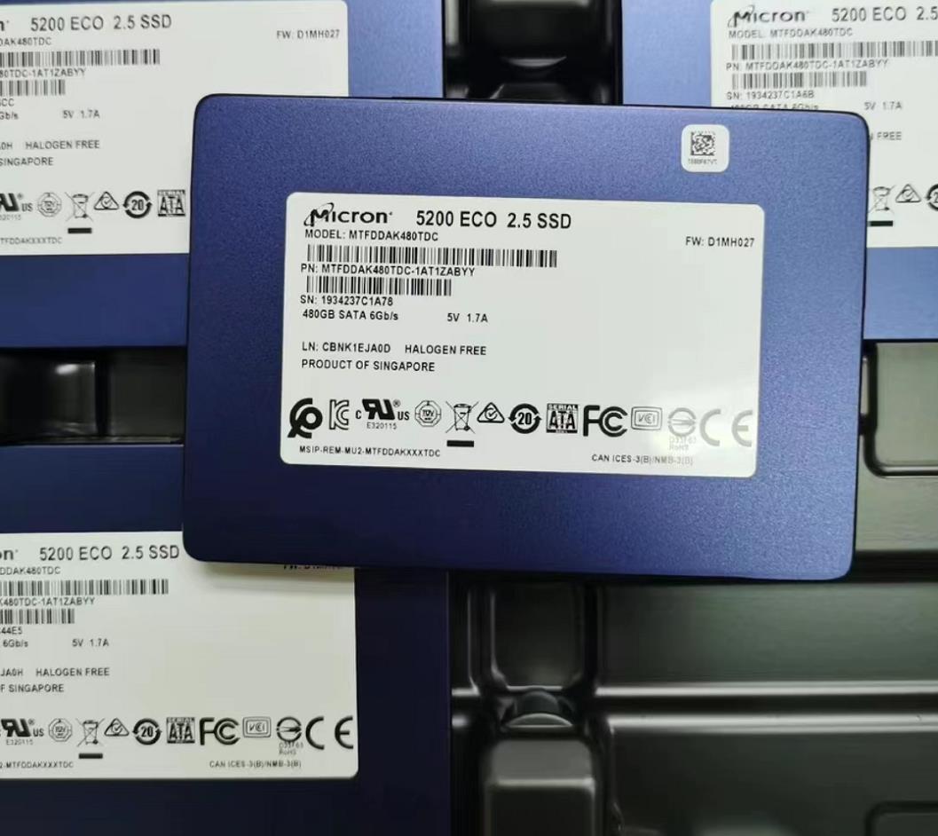 compatible Micron 5200 ECO 480GB SATA 6Gb/s SSD MTFDDAK480TDC-1AT1ZABYY