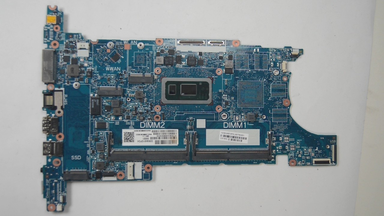 HP Elitebook 840 G6 Intel i5-8365U 1.6GHz Laptop Motherboard