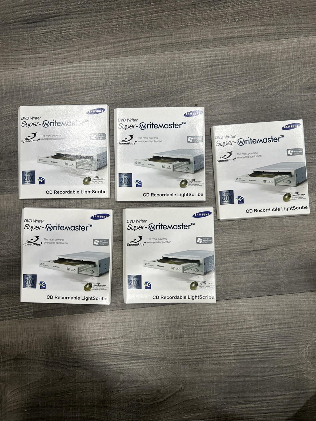 Lot Of 15 Samsung CD Recordable Lightscribe Samsung 20x