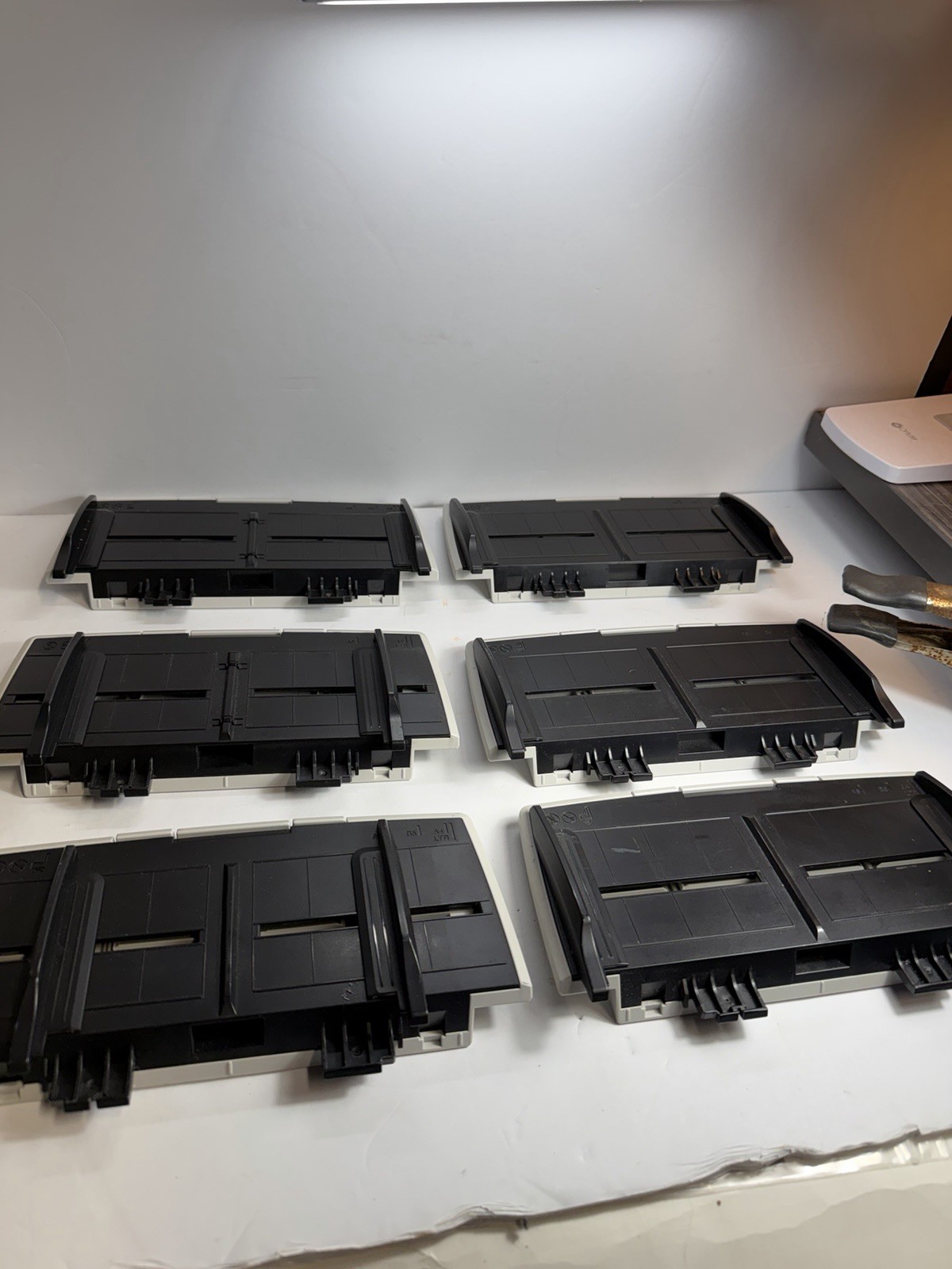 Lot of 6, Fujitsu fi-6130 6130Z 6140 6140Z Scanner Feed Tray Top Feeder.