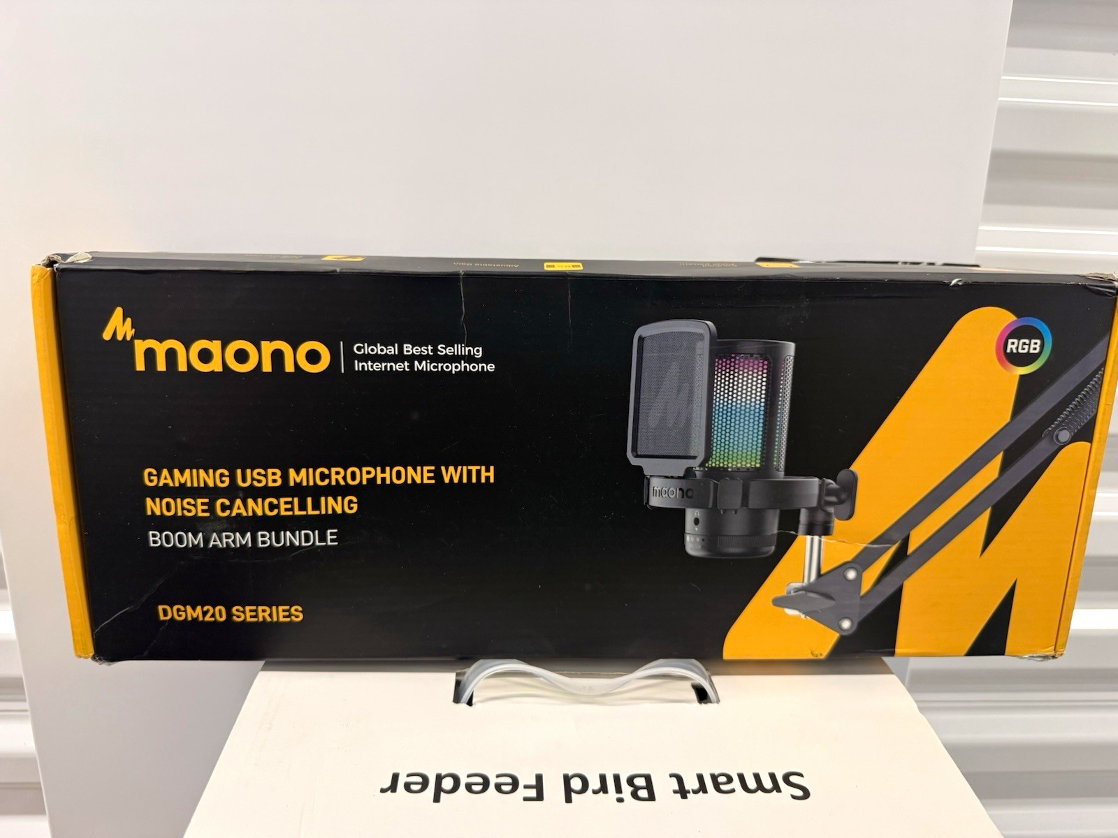 MAONO DGM20S RGB USB Gaming Microphone with Boom Arm & Noise Cancellation