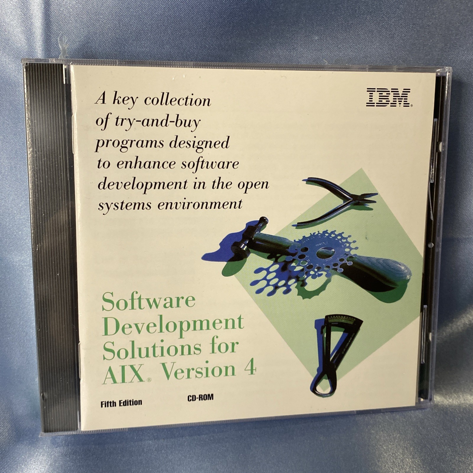 (Sealed) IBM AIX Version 4 Software Development Solutions USA CD-ROM + VisualAge
