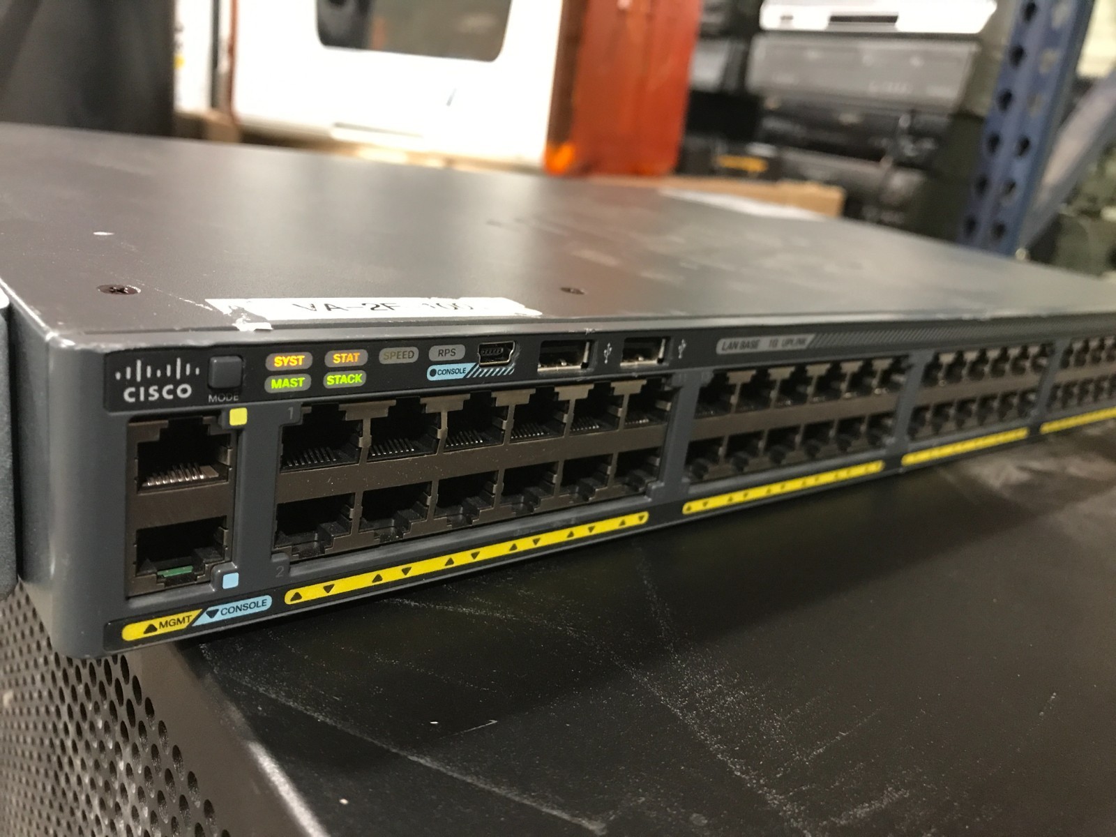 Cisco Catalyst WS-C2960X-48TS-L 2960-X  48 PORT Series Gigabit Ethernet SWITCH