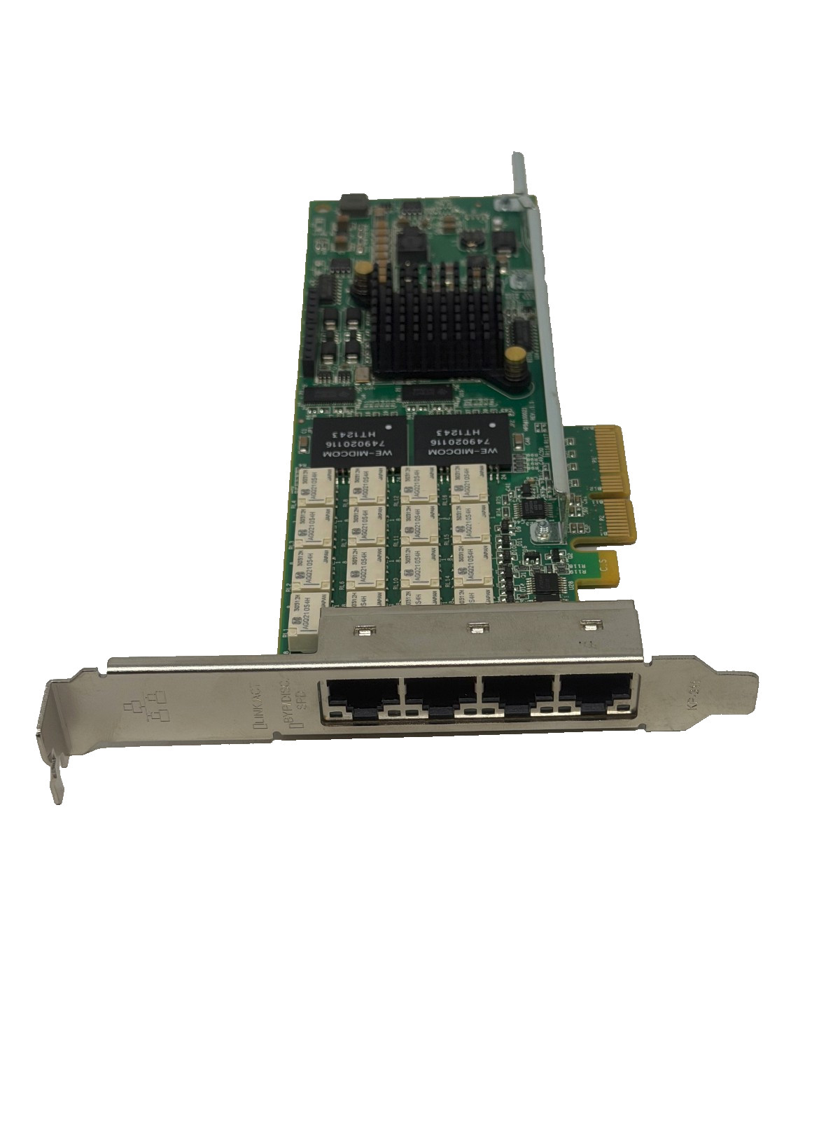 Silicom Quad-Port Gigabit PCIe Copper Ethernet Bypass Card  PE2G4BPI35LA-SD FH