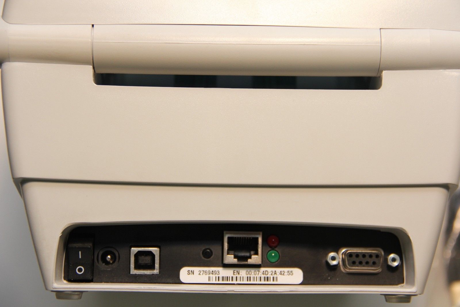 Zebra Desktop TLP 3844-Z Label Thermal Printer Ethernet USB 