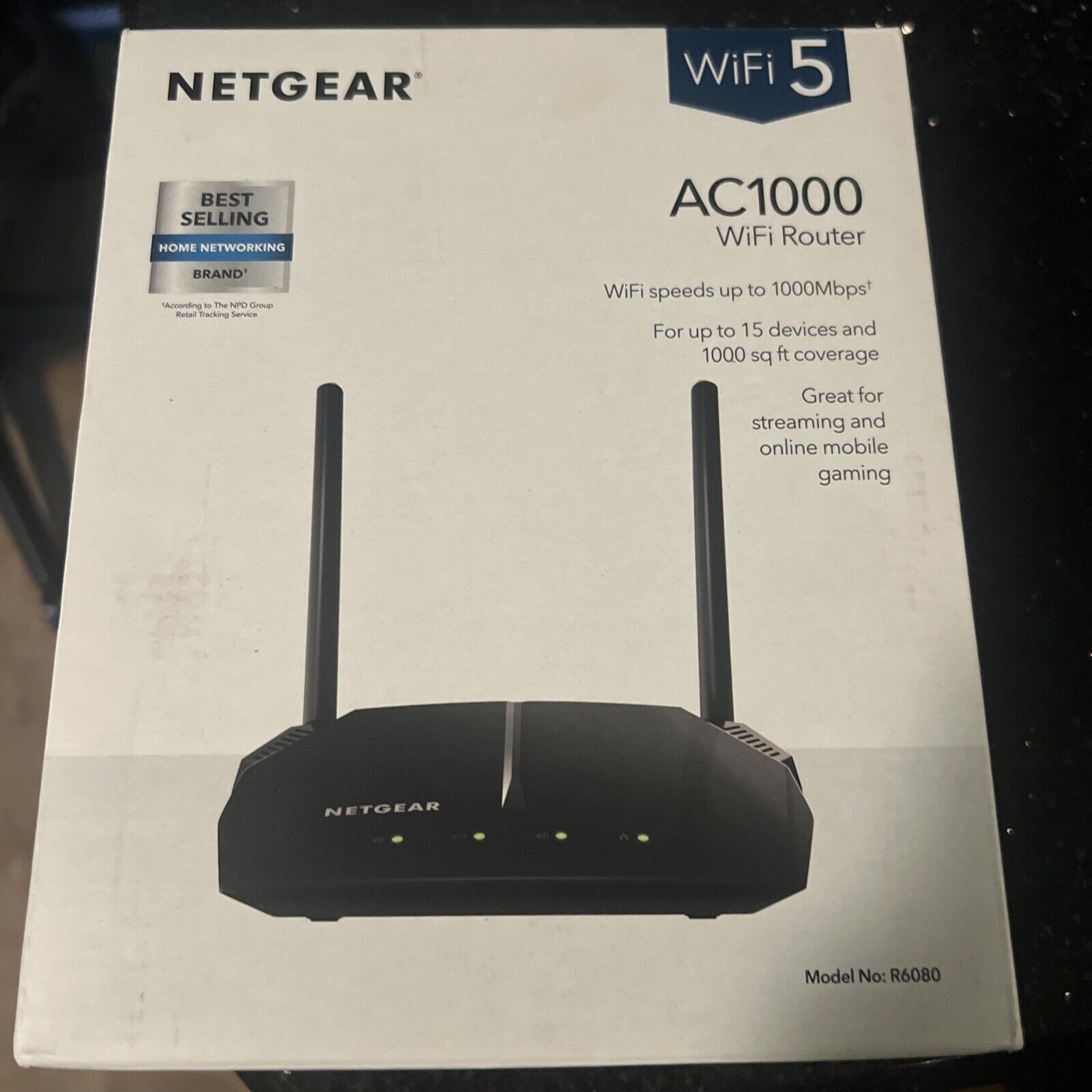 NETGEAR R6080 Dual Band Fast Ethernet Smart WiFi Router (R6080-100NAS )