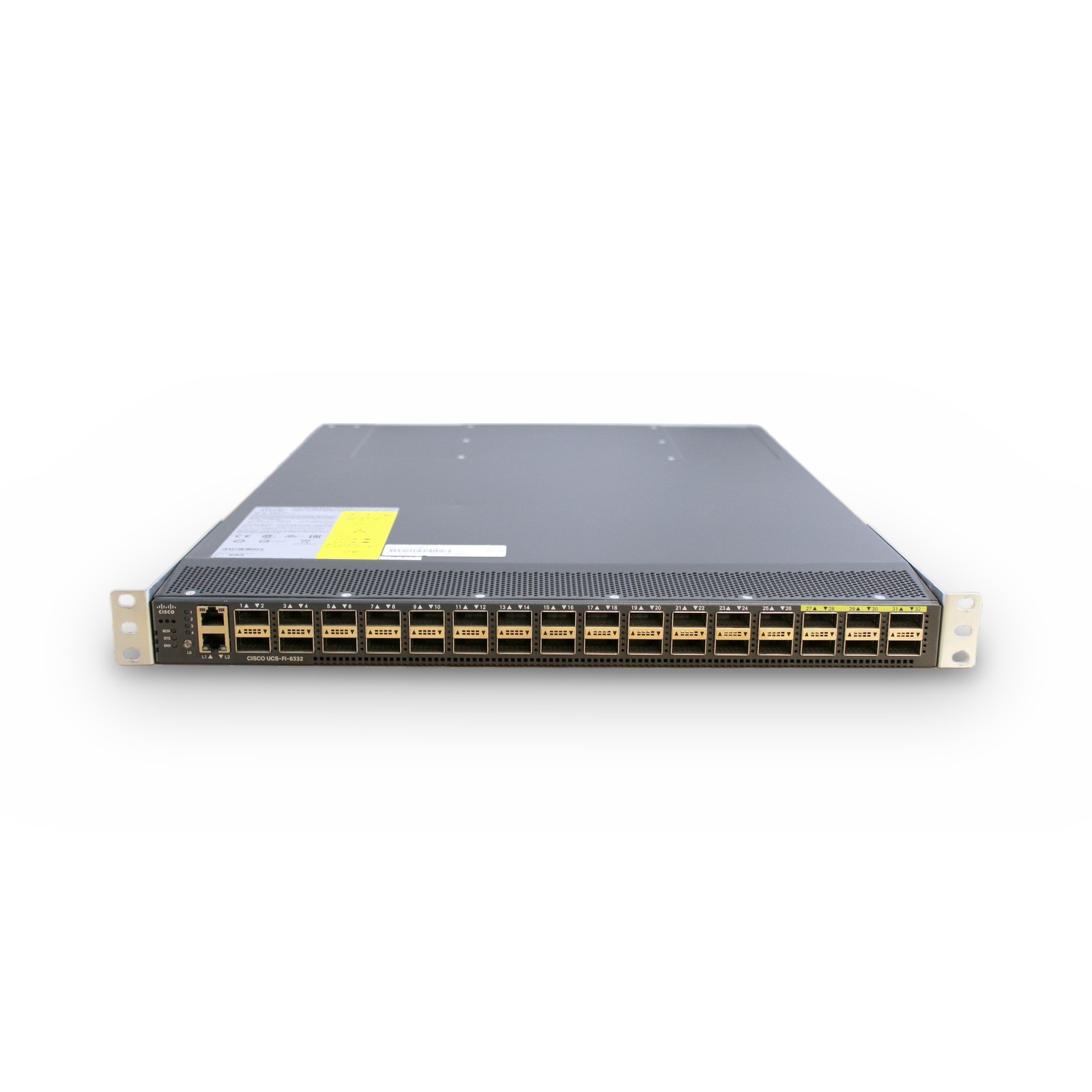Cisco UCS-FI-6332 32-Port 40GbE QSFP+ Fabric Interconnect Switch 1RU Grade B