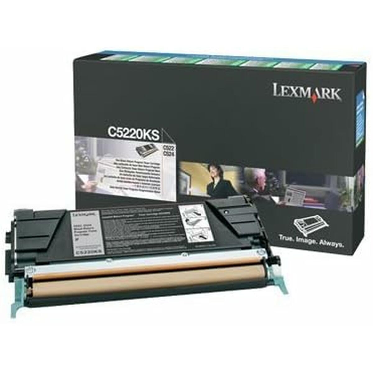 Original Lexmark C5220KS Black Toner. New Sealed Box, We Ship Fast
