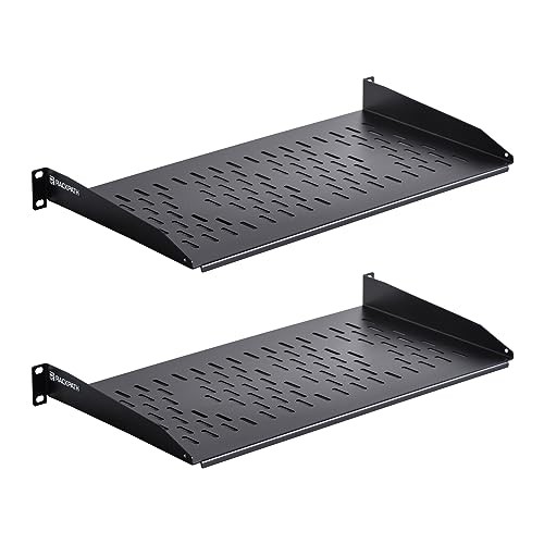  1U Cantilever Universal Rack Shelf - 10in Deep – Rackmount 1U - 10in Deep