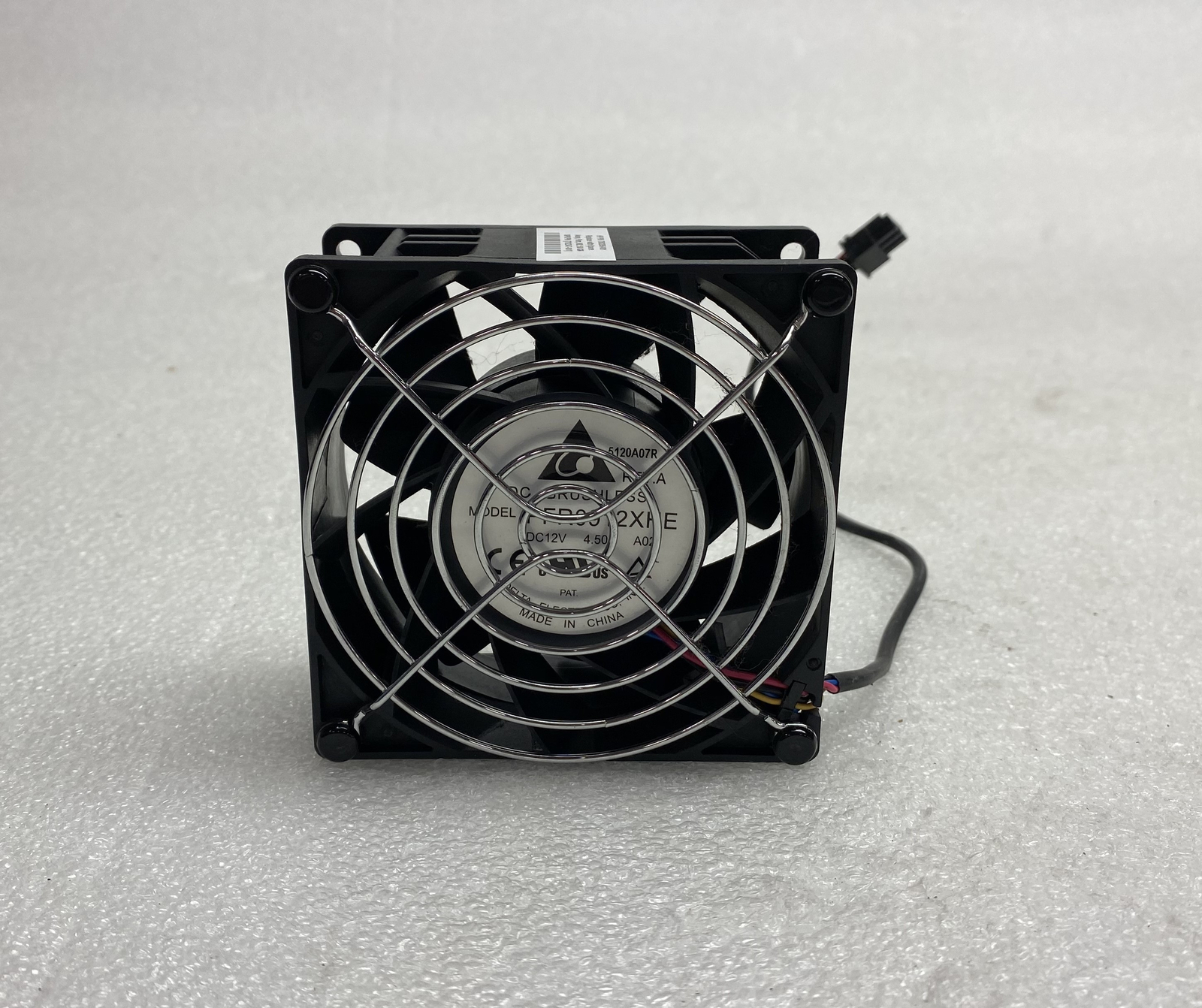 DELTA ELECTRONICS PFR0912XHE Fan Cage Handle PFR0912XHE With 4 Fans Works Tested