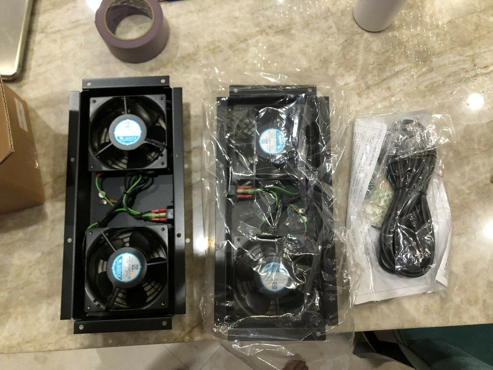 CPI Chatsworth 12480-701 Megaframe Fan Kit 115VBK Kit 4 Fans / Dual, NEW