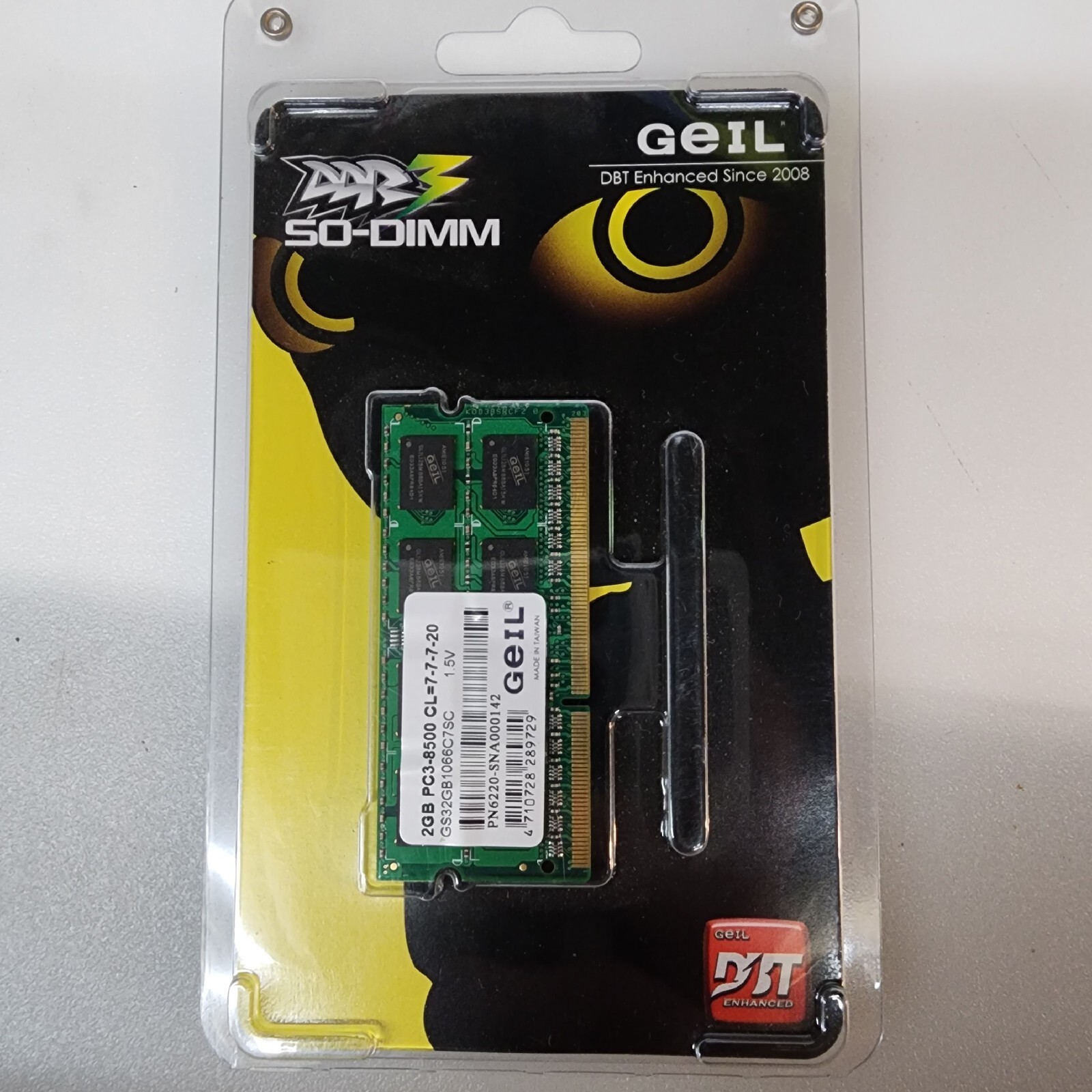 2GB GeIL DDR3 PC3-8500 GS32GB1066C7SC 1.5 V