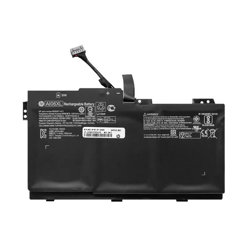 New Genuine 96Wh AI06XL Battery For HP ZBook 17 G3 Series 808397-421 HSTNN-C86C