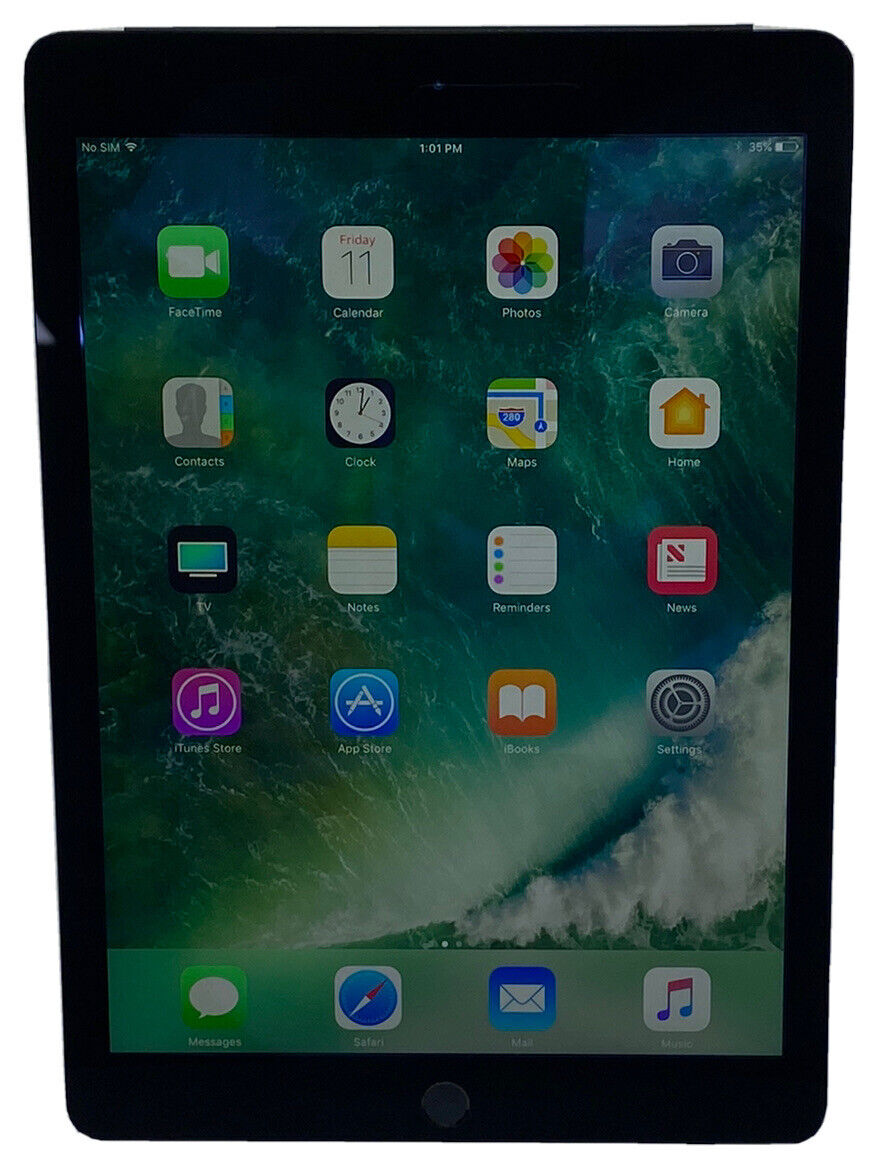 Apple iPad Air 2 A1567 64GB Wi-Fi + Cellular iOS Gray Tablet C/Screen BurnsS2