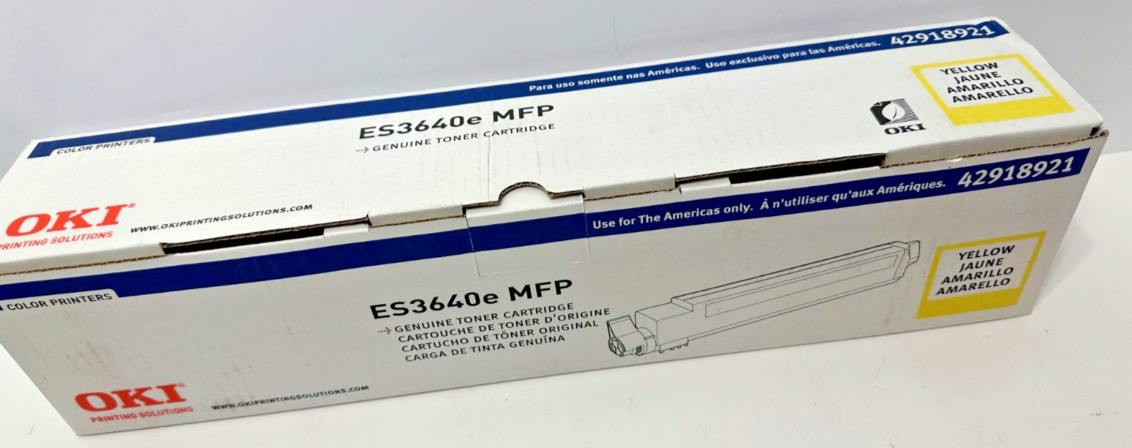NEW OKI ES3640e MFP (42918924) Black Toner Cartridge OEM Genuine