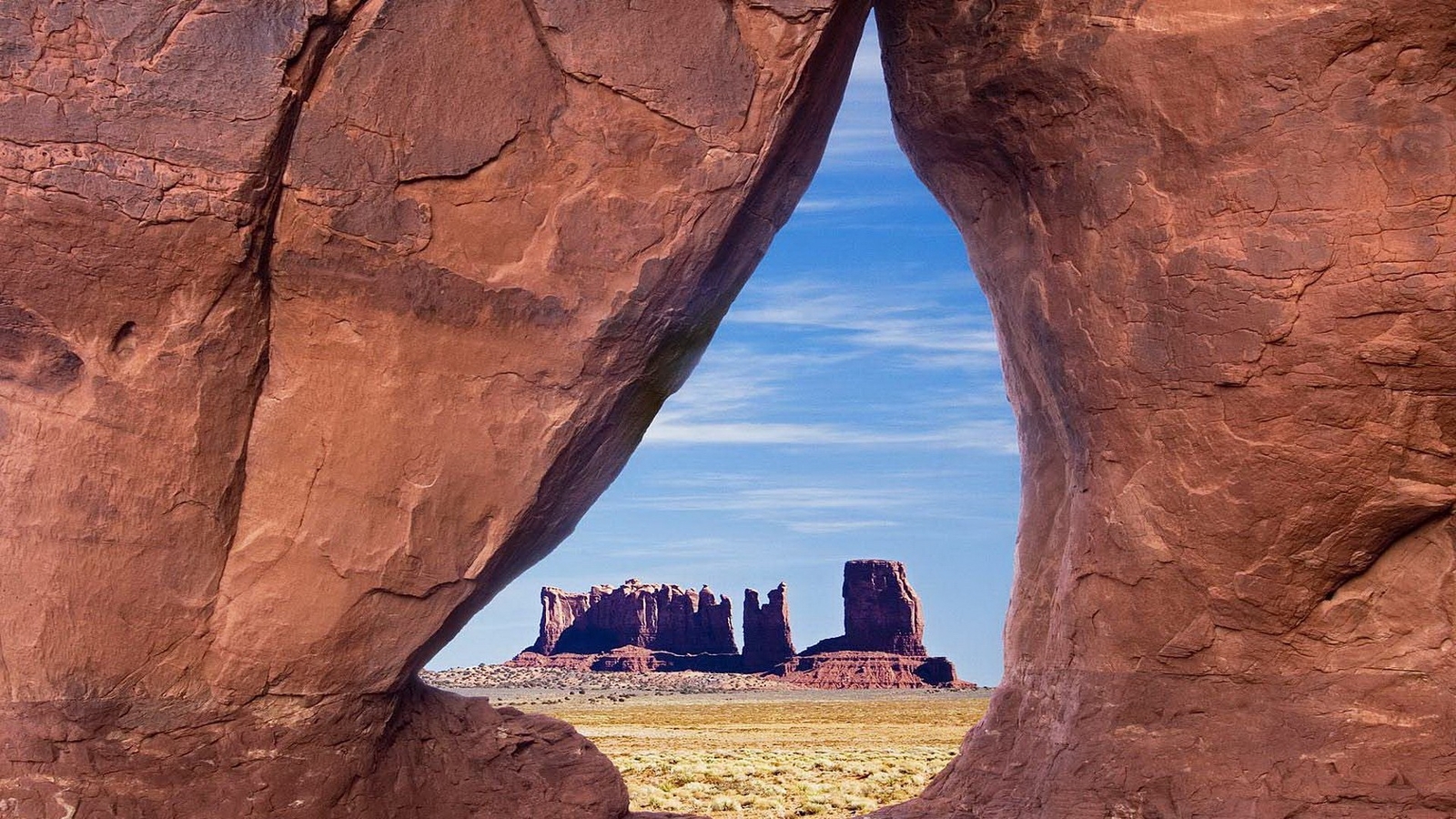 Landscape nature rock formation monument valley utah usa Custom Gaming Mat Desk
