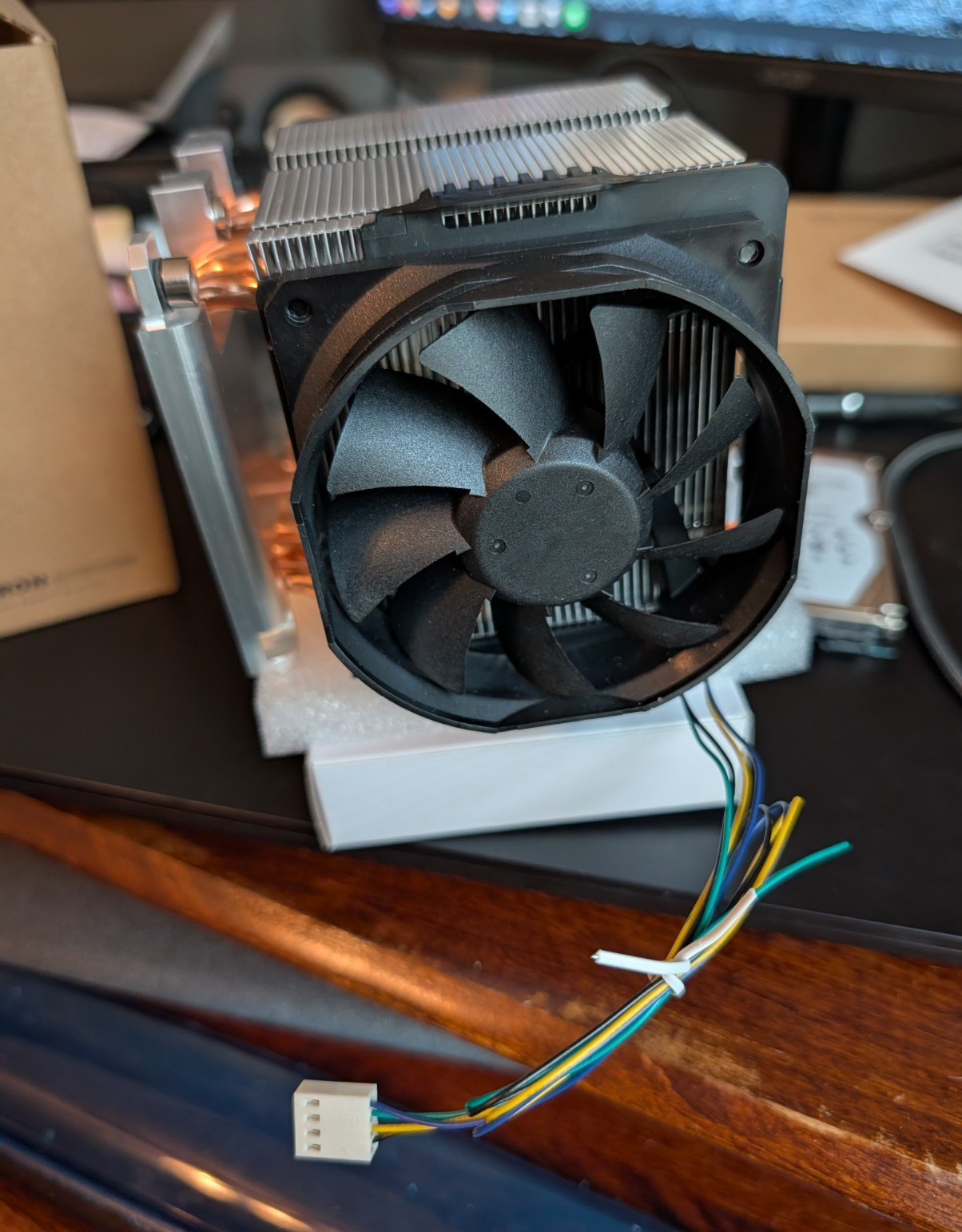 Two Dynatron CPU Fan w/ Heatsink Copper Heatpipes 4-Pin PWM Connector
