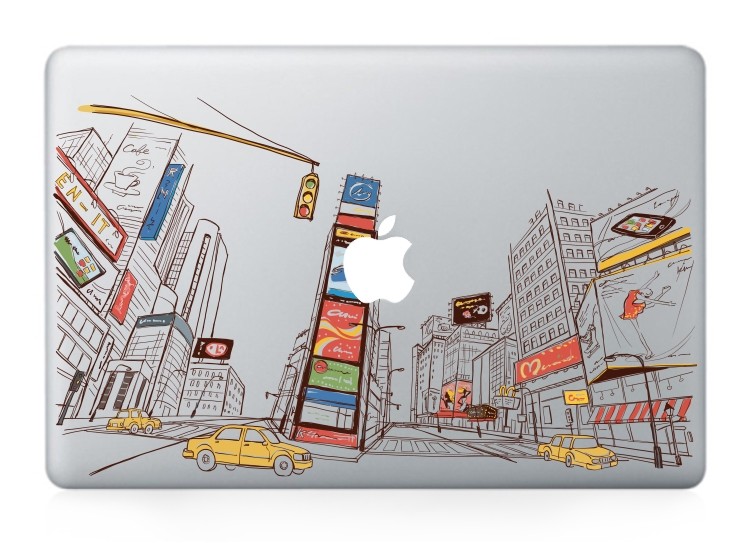 New York City NY Fifth Avenue Sticker Macbook Air/Pro/Retina 13"15"17