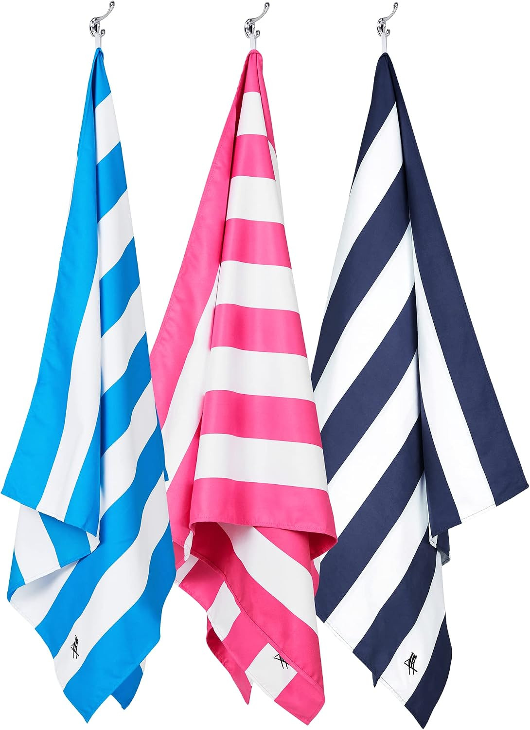 Beach Towel Bundle - 3X Cabana Beach Towel - for Travel, Swimming, Camping, Holi