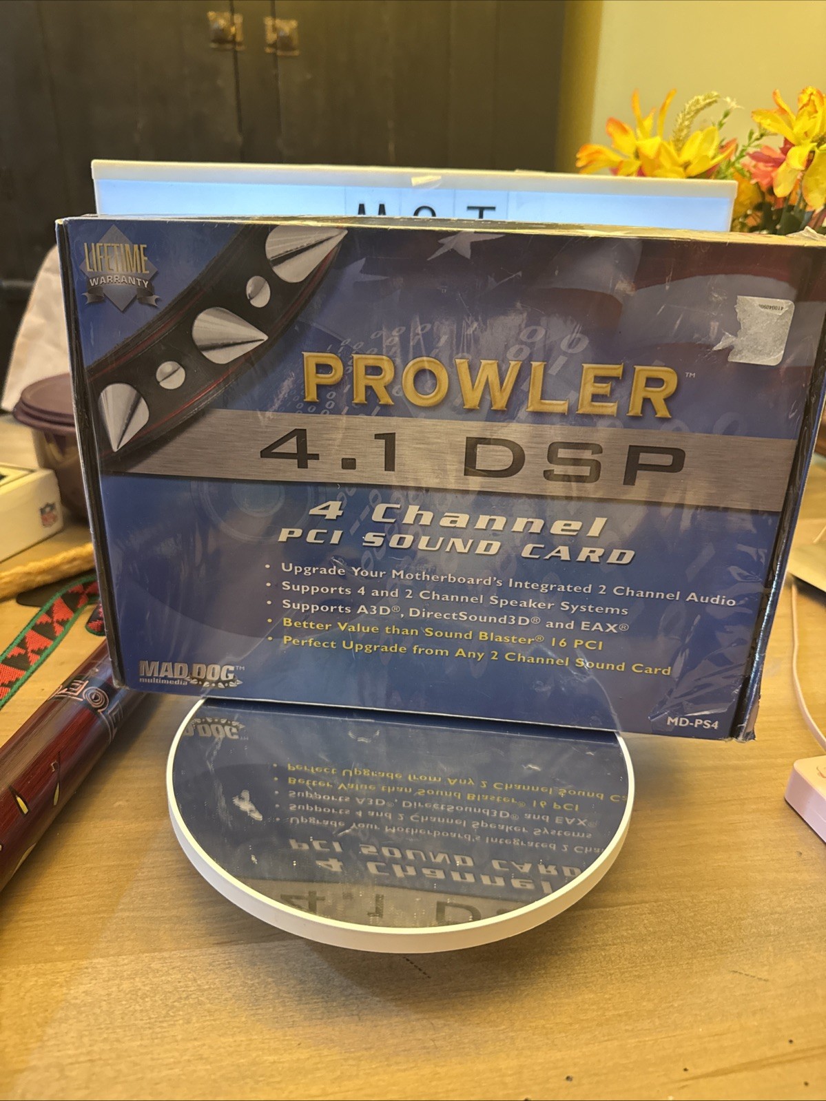 Mad Dog Prowler 4.1 DSP 4-Channel PCI Sound Card  Multimedia MD-PS4, BRAND NEW