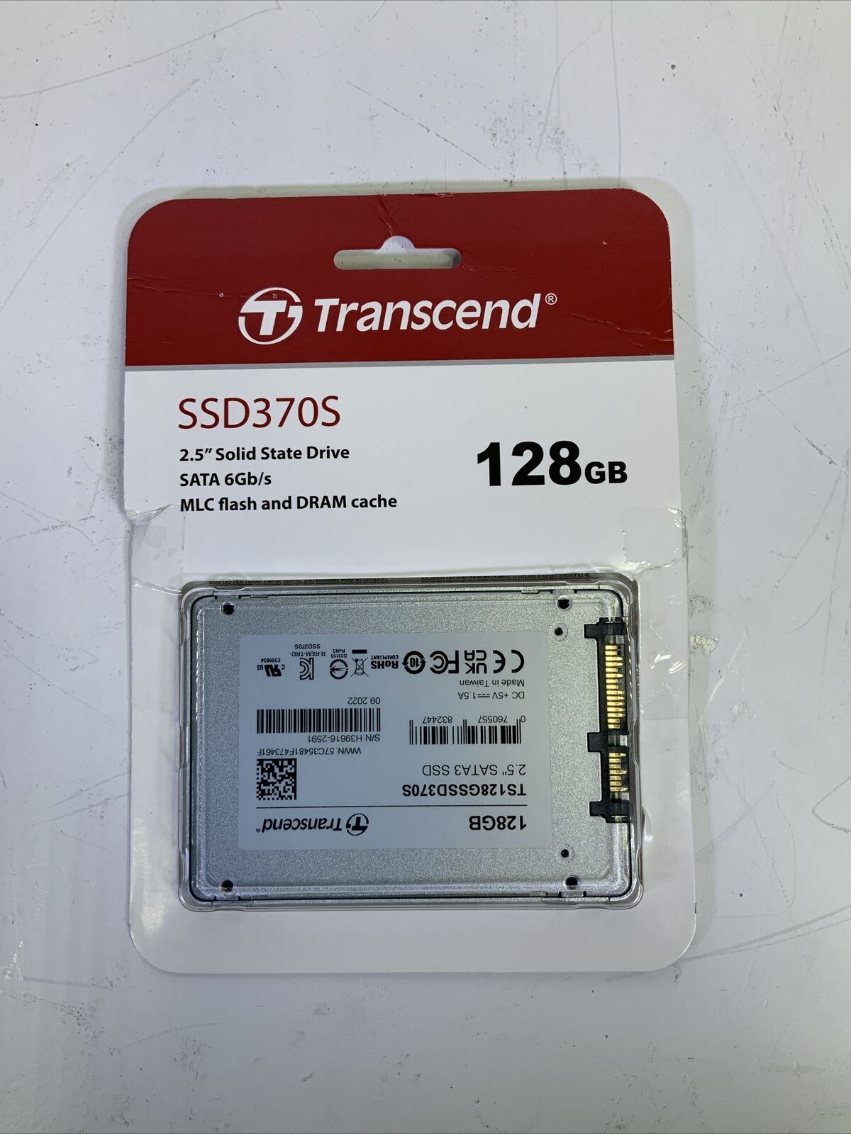 Transcend SSD370S TS128GSSD370S 128 GB SATA III 2.5 in SSD - NG E1C