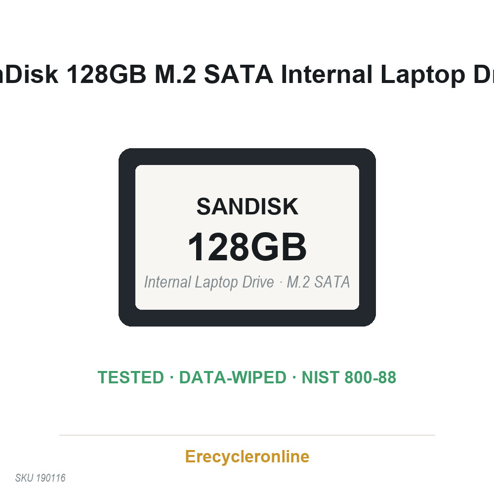 SanDisk 128GB M.2 SSD X600 2280 SATA