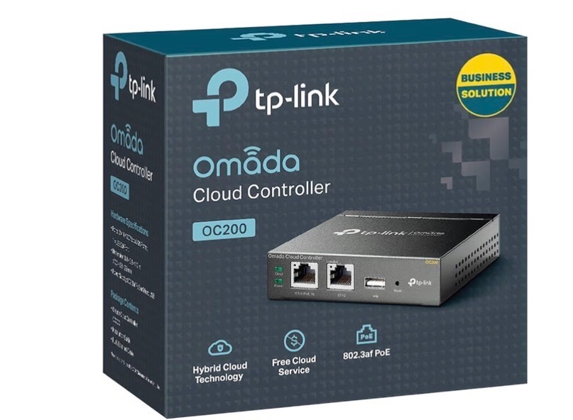 OC200, Hardware Controller Omada SDN Integrated, Powered, Manages up to 100 Devi