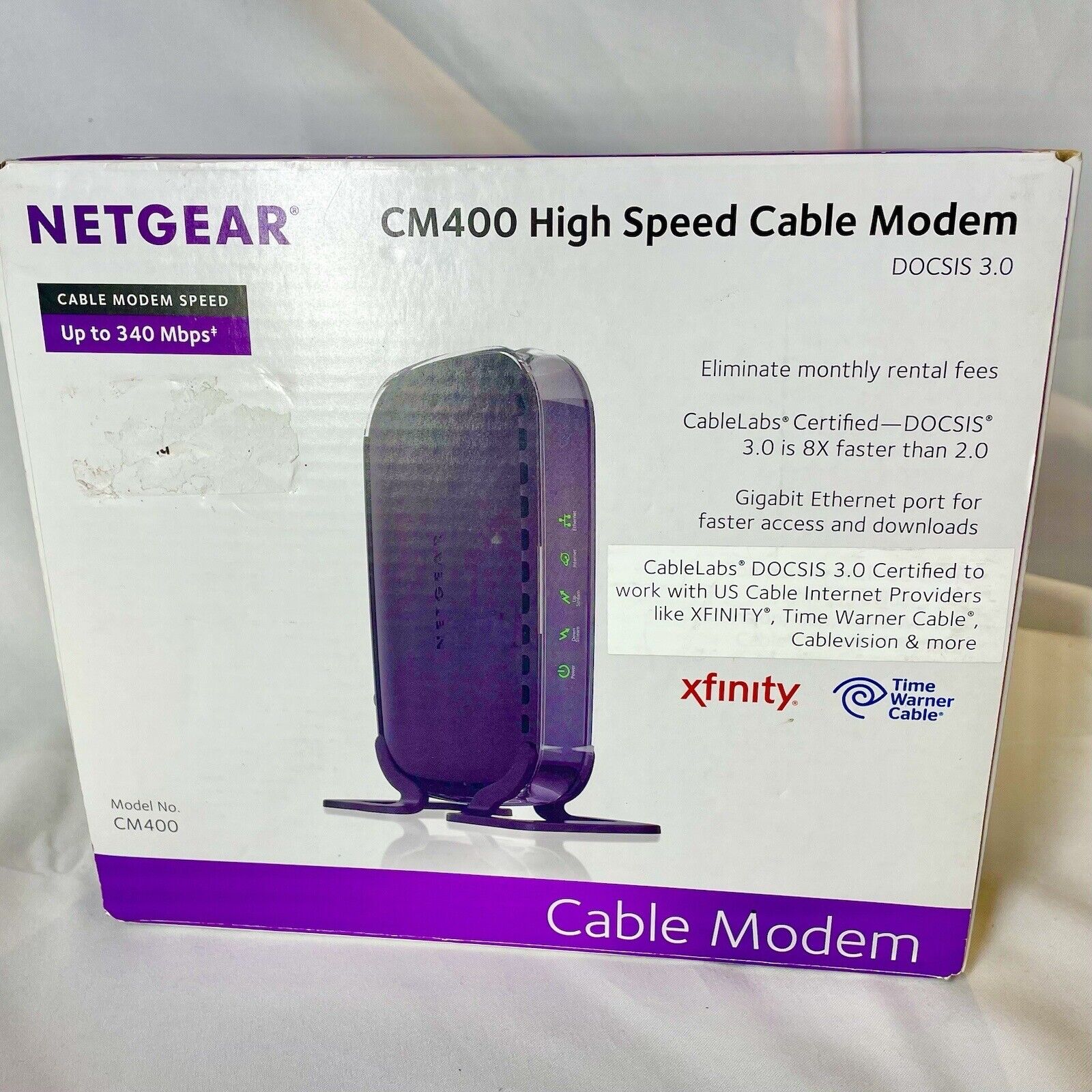 Netgear CM400 High Speed  Cable Modem NEW