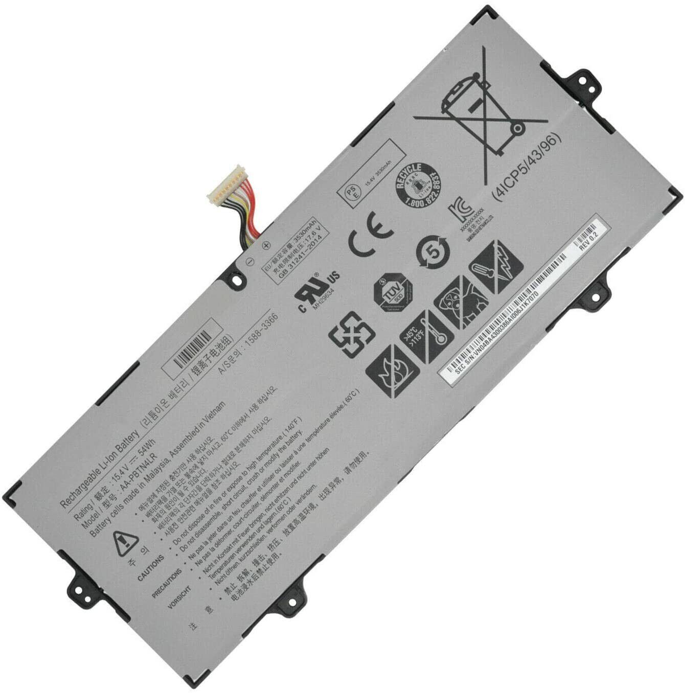 Genuine new AA-PBTN4LR battery for Samsung Notebook 9 NP940X5N NP940X3M NP940X3N