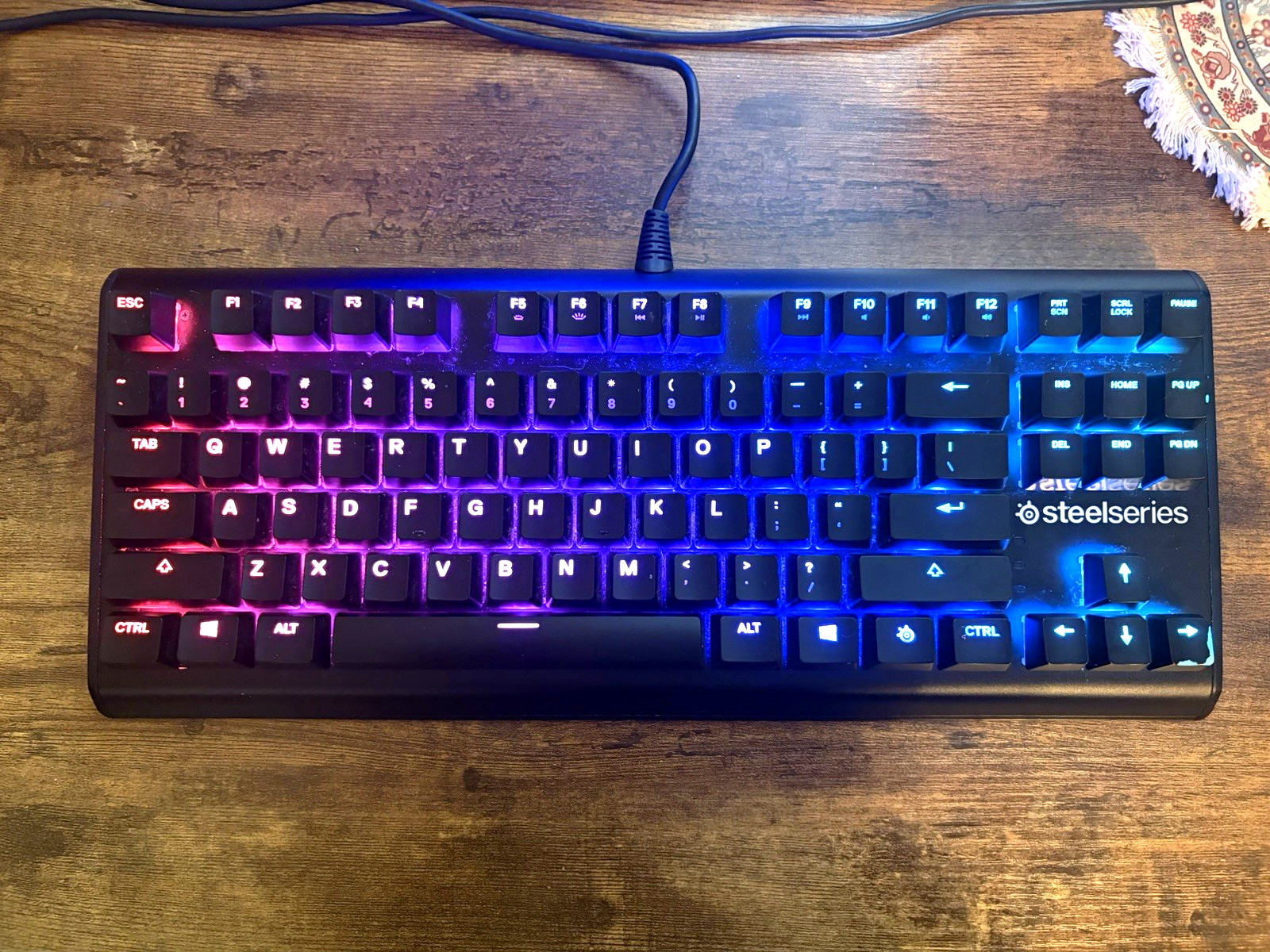 SteelSeries Apex M750 TKL RGB Mechanical Gaming Keyboard QX2 Linear 64720 Tested