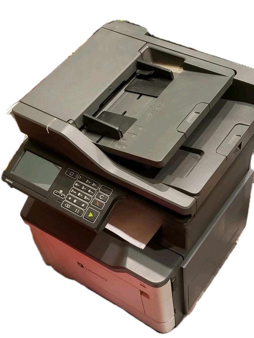 LEXMARK XM1242 PRE-OWNED Monochrome Laser Network Multifunction Printer with Fax
