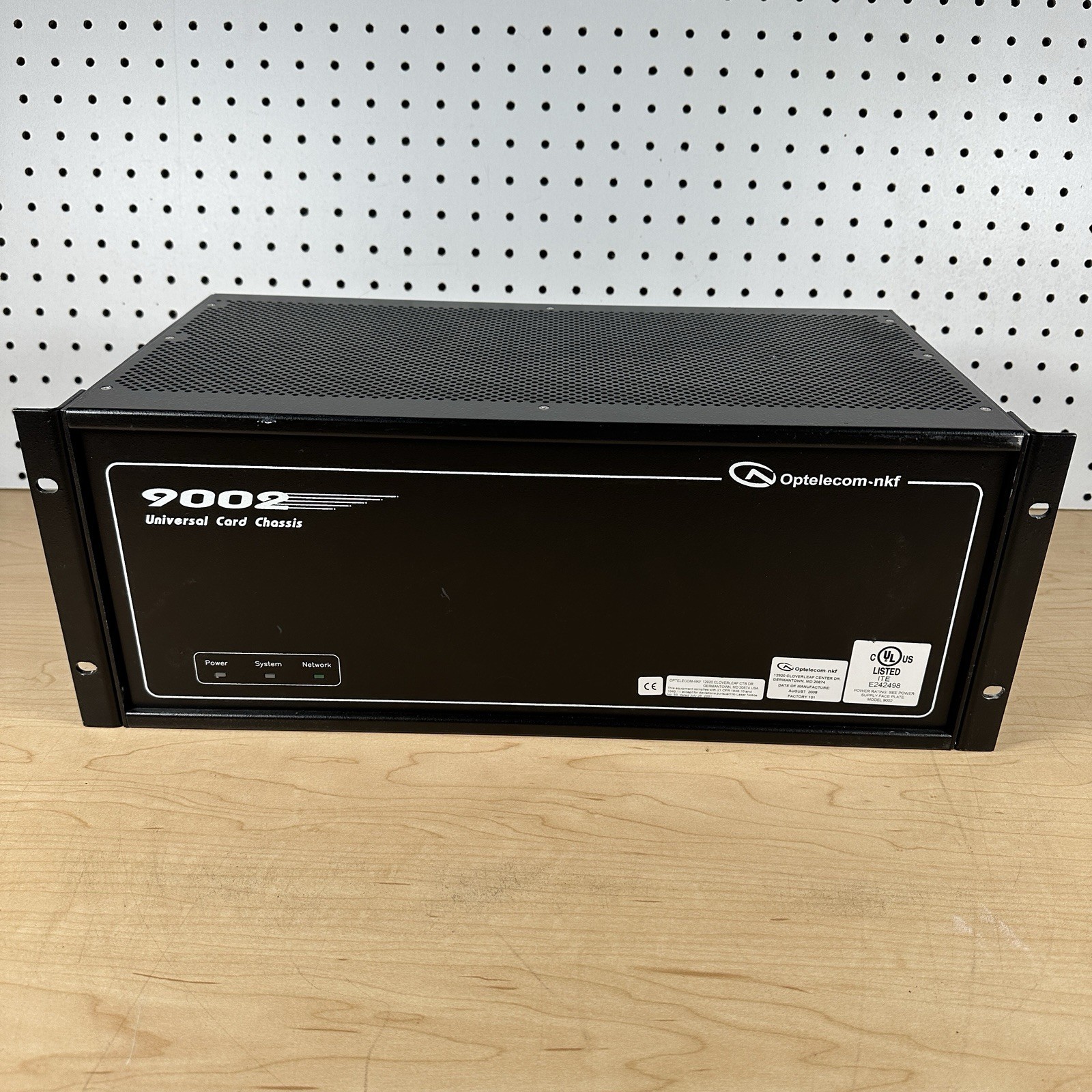 Optelecom-nkf 9002 Universal Card Chassis Case Only