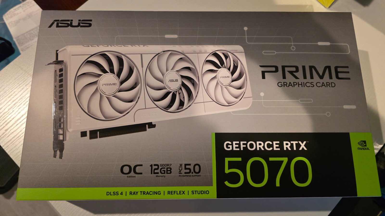 ASUS - PRIME NVIDIA GeForce RTX 5070 OC Edition 12GB GDDR7 PCI Express 5.0 Graph