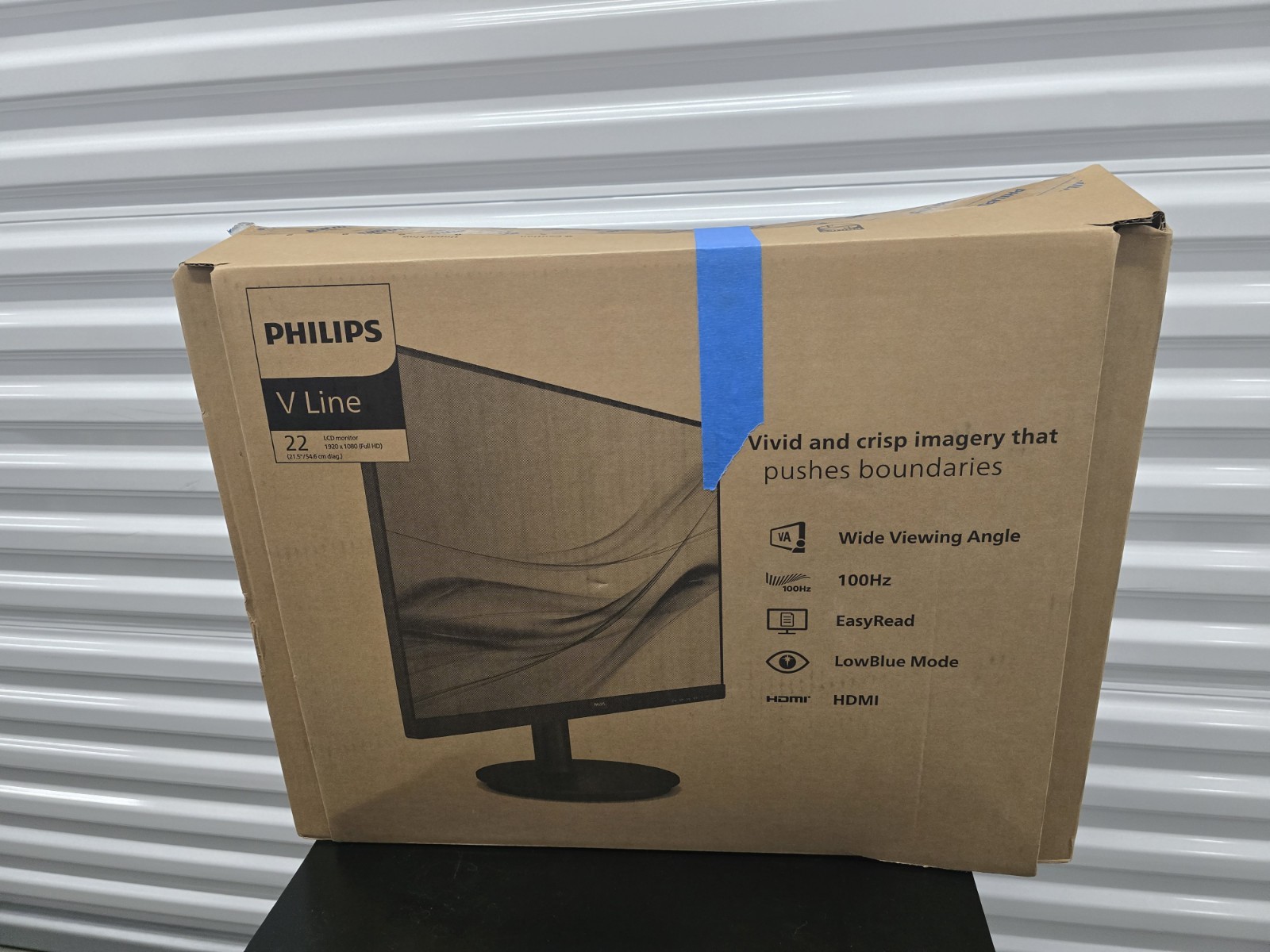 Philips V-Line 221V8 21.5in VA LCD Monitor 1920x1080 100Hz HDMI Black
