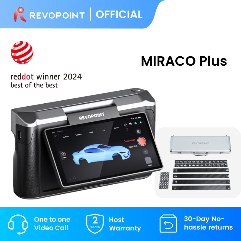 Revopoint MIRACO Plus 3D Scanner For 3D Print 0.02mm 20fps All-in-one Body Scan
