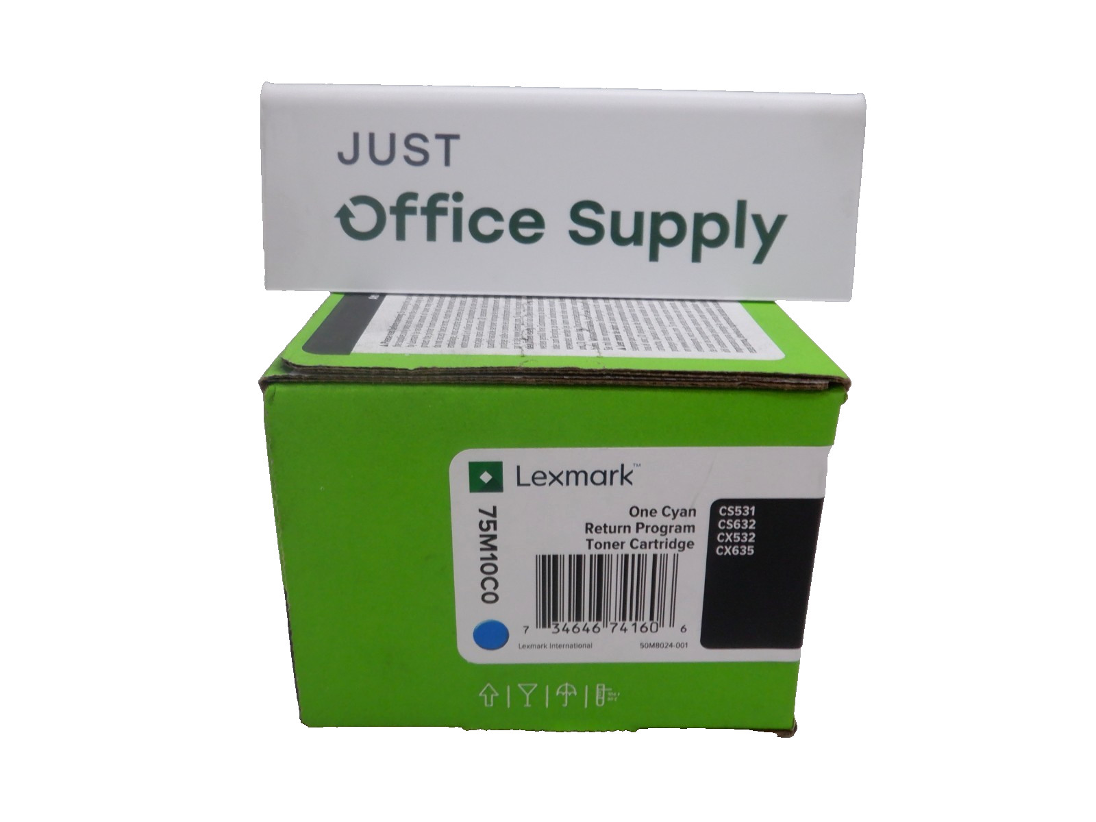 Genuine Lexmark 75M10C Cyan  Return Program Toner Cartridge  D