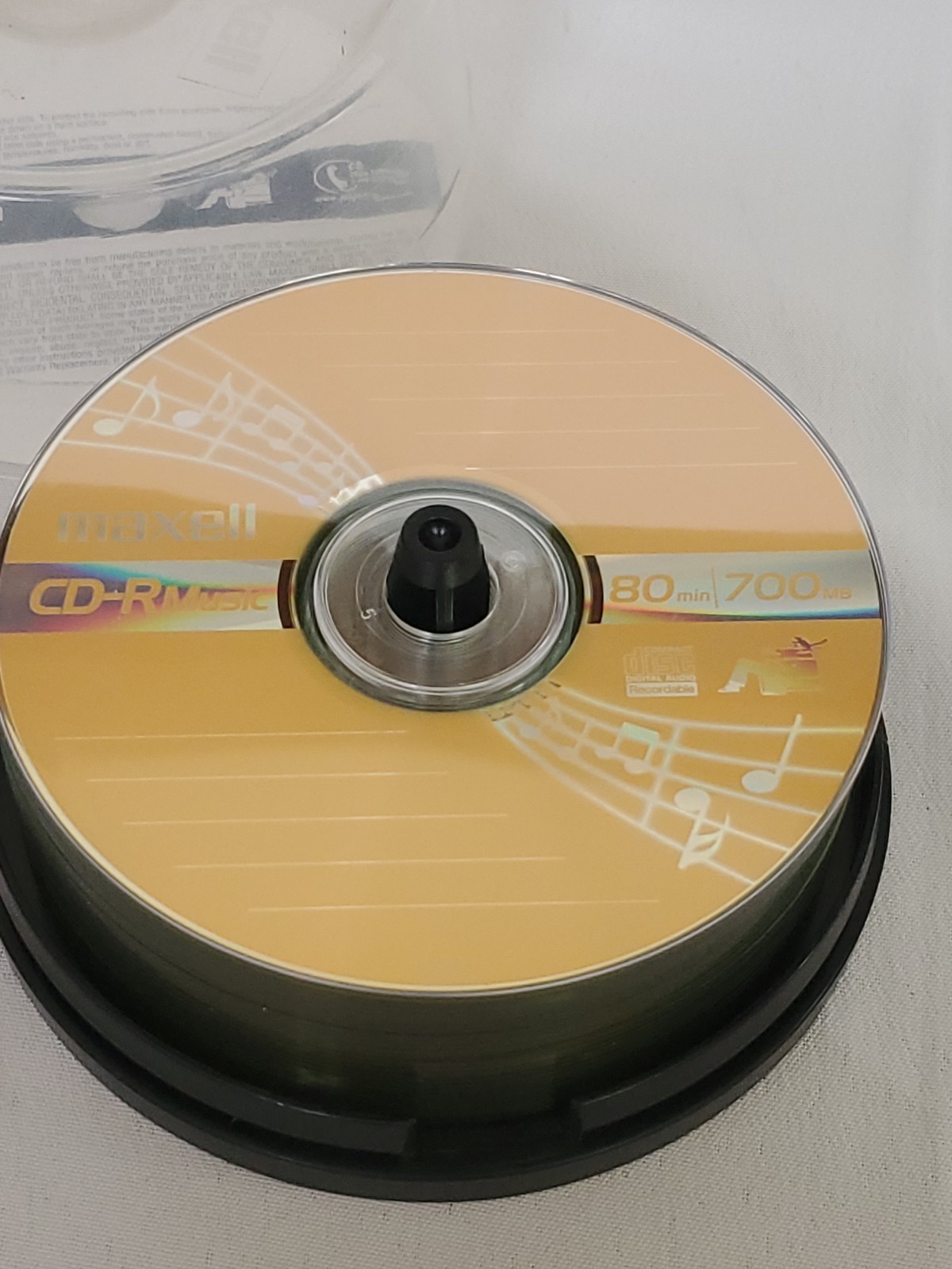 Maxell CD-R 80 Min 700MB Blank Recordable Discs 25 Pack Spindle New Open Box