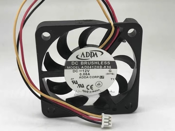 ADDA AD0412HB-K96 4006 DC12V 0.08A 40MM*40MM*6MM 4CM 3-Pin Silent Cooling Fan