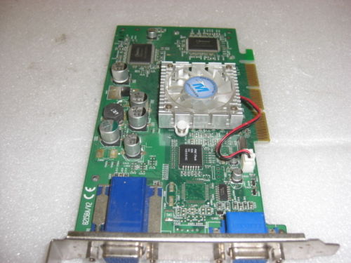 Jaton 82158A/V2 64MB AGP Dual VGA Video Card TESTED