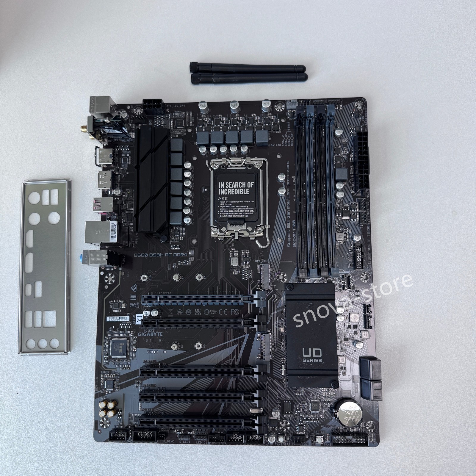 GIGABYTE B660 DS3H AC DDR4-Y1 Intel LGA 1700 B660 ATX M.2 Desktop Motherboard