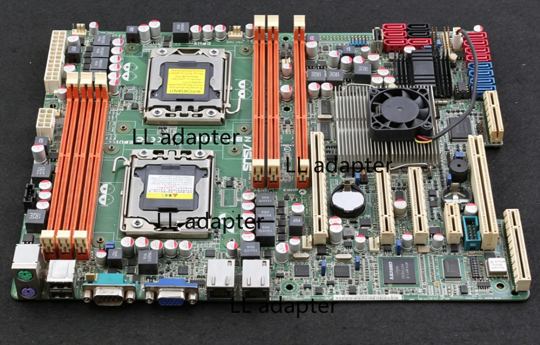 Original ASUS Z8NA-D6 Intel 5500 Motherboard LGA 1366 Z8NA D6 DDR3 Server board