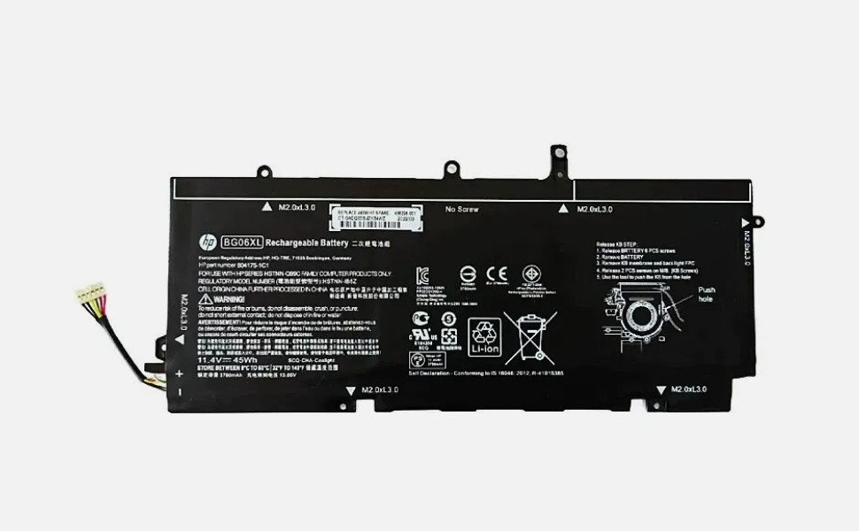 New Original BG06XL Battery for HP EliteBook Folio 1040 G3 804175-1C1 HSTNN-IB6Z