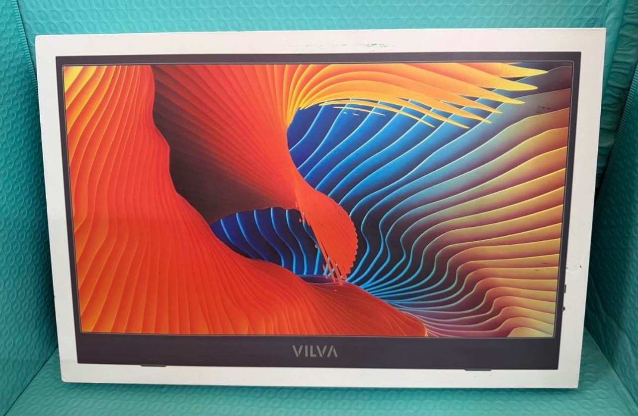 VILVA 15.6 Inch 1080P Portable Monitor FHD IPS USB C HDMI Dual Speakers