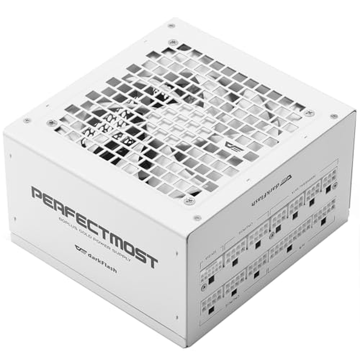 darkFlash PMT850 850W 80 Plus Gold Fully Modular Power Supply, White 850 Watts